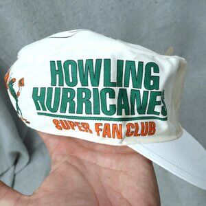 Super Rare Miami Hurricanes Super Fan Club Hat Rally 'Roud the Canes